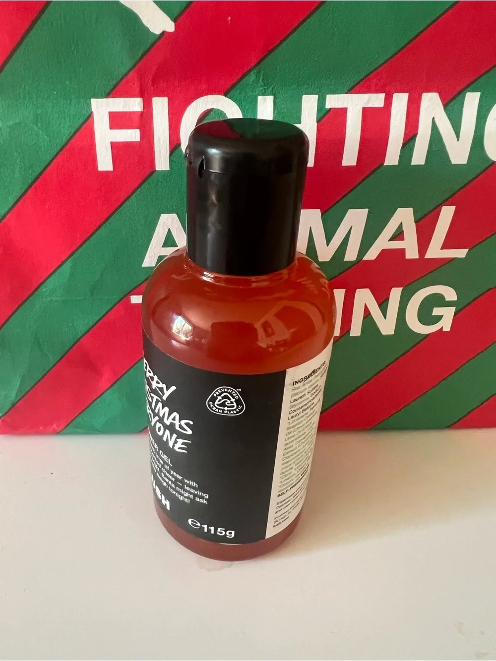 LUSH UK MERRY CHRISTMAS EVERYONE SHOWER GEL 115g (3.3 oz)